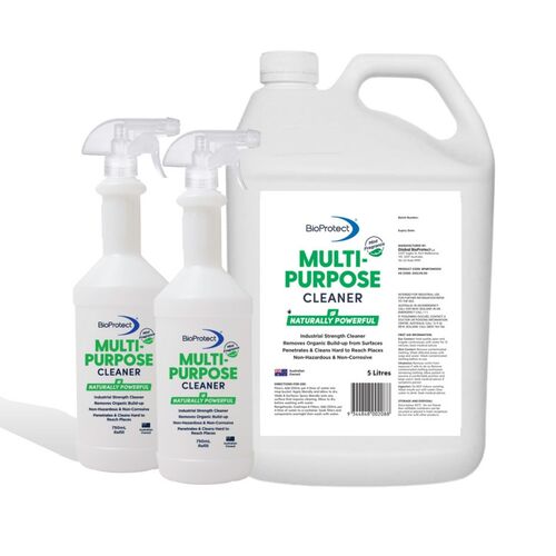 BioProtect Multi-Purpose Cleaner 5L / 2 x Empty Spray Bottles