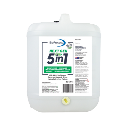BioProtect Next Gen 5-in-1 Disinfectant 20L
